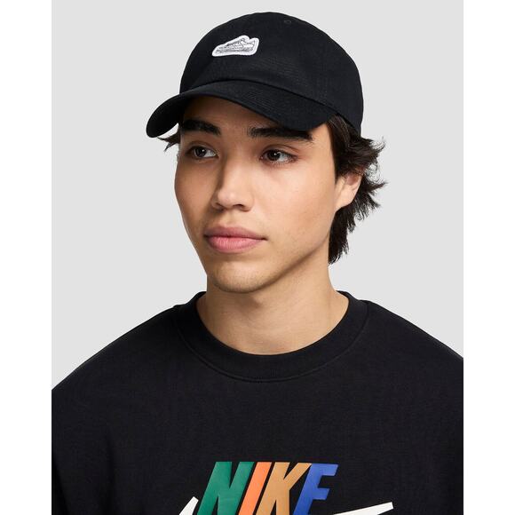 Nike Club Unstructured Air Force 1 Patch Cap Unisex Size M/L Black FZ2121 010 - Picture 1 of 6